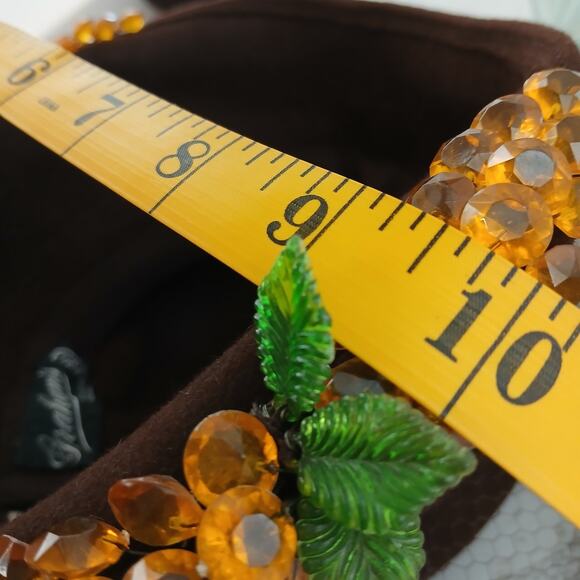 Vintage Women’s Brown Hats Lot of 2 Veiled Fascinator Velvet Pillbox Mid Century main image 11
